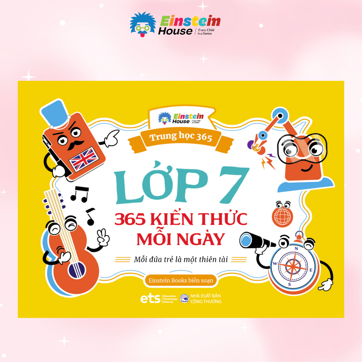 Bộ Flashcard Lớp 7 – 365 Kiến Thức Mỗi Ngày: Mỗi Đứa Trẻ Là Một Thiên Tài